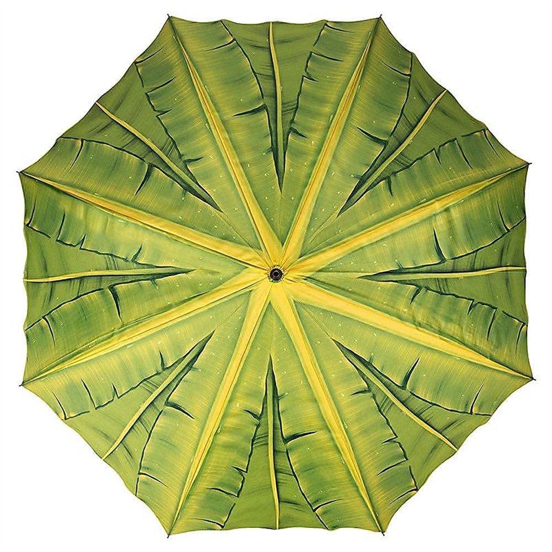 Image secondaire de VON LILIENFELD® Parapluie Toit de palmiers Ouverture Automatique Résistant au Vent Canne Grand Robuste