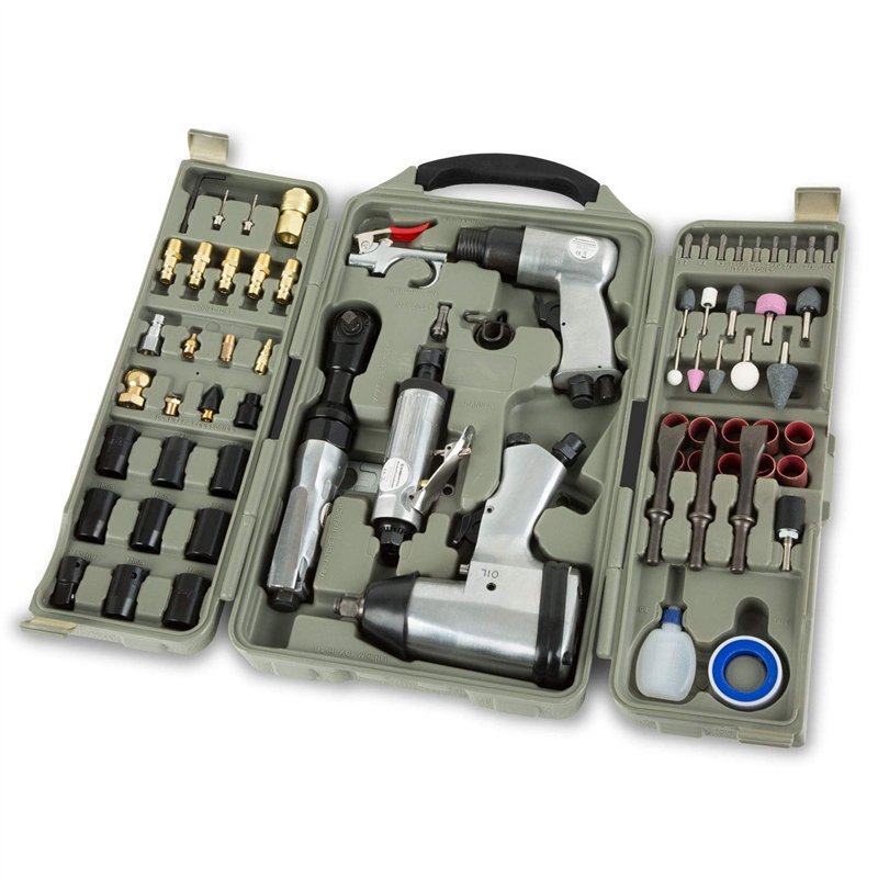 EBERTH Kit d'outils pneumatiques 71 pièces avec clé à chocs 1/2