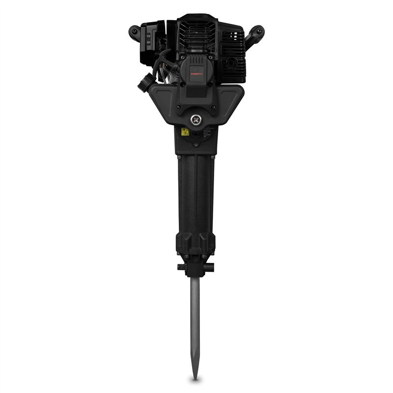 EBERTH Marteau Piqueur Burineur Thermique Essence 2,5CV, Moteur à 2 Temps, 700-1500 coups/min, 20-55 Joules, Prise Hexagonale SD