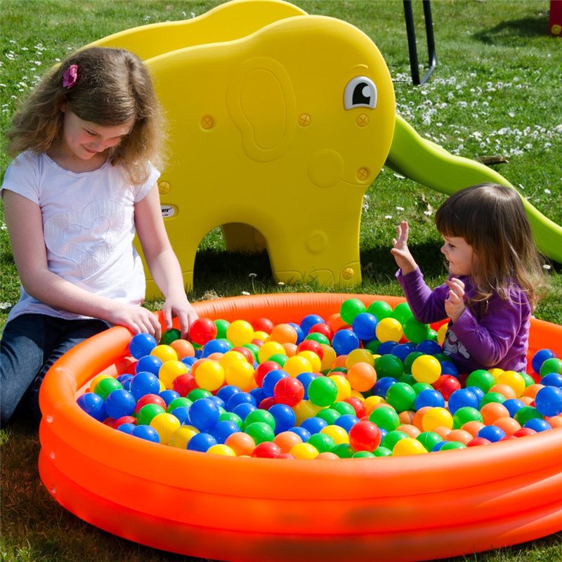 Image secondaire de LittleTom 200 Balles de Jeu en Plastique 5,5cm Set de Balles colorées pour Enfants Chiots