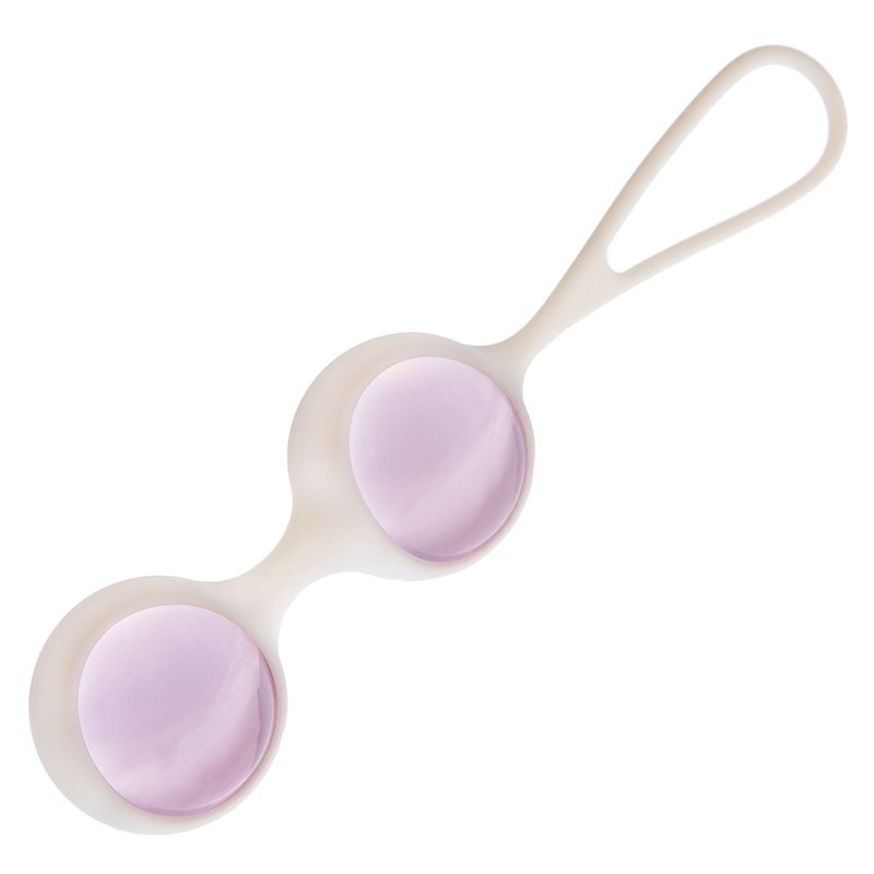 Image secondaire de Godemichet en verre Boules de Geisha Intensiv, rose/blanc, 1er Pack (1 x 2 pièces)