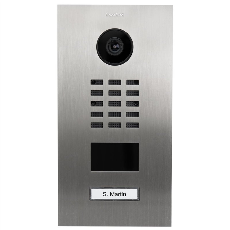 Interphone Vidéo IP WiFi D2101V V2 - Portier Vidéo 1 Sonnette Lecteur Badge RFID - Contrôle l'Accès à Votre Domicile pour Plusie