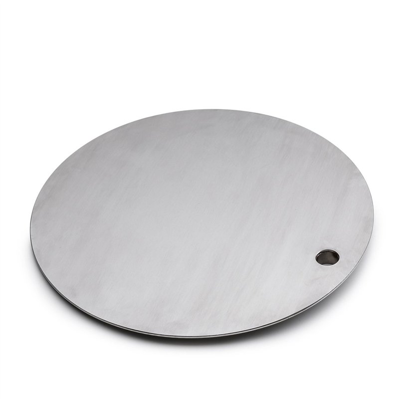 höfats - TRIPLE table et plaque chaude combinées - réglable en hauteur et orientable pour la régulation de la température - acier inoxydable