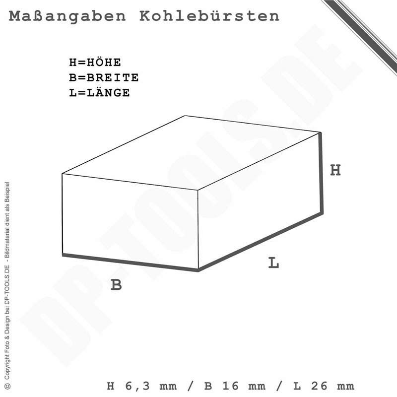 Image secondaire de Charbons, charbons pour Bosch marteau burineur GSH 11 VC/gsh11vc 1617000750