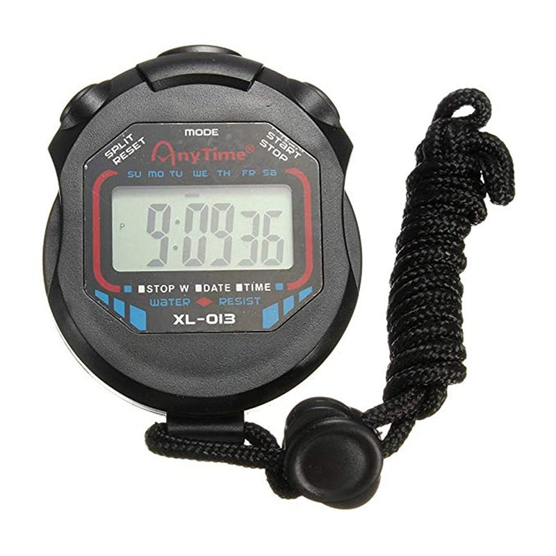 Chronomètre chronomètre sportif Multifonction à piste simple Horloge secondaire de piste chronomètre Sportif chronomètre Montre