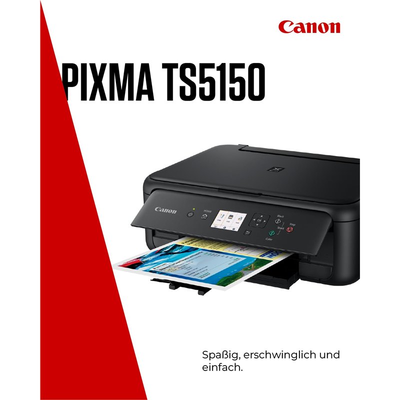 Image secondaire de Canon Série PIXMA TS5150 - Imprimante pour la Maison Tout-en-un | Sans Fil pour une Impression Facile depuis un Smartphone | Imp