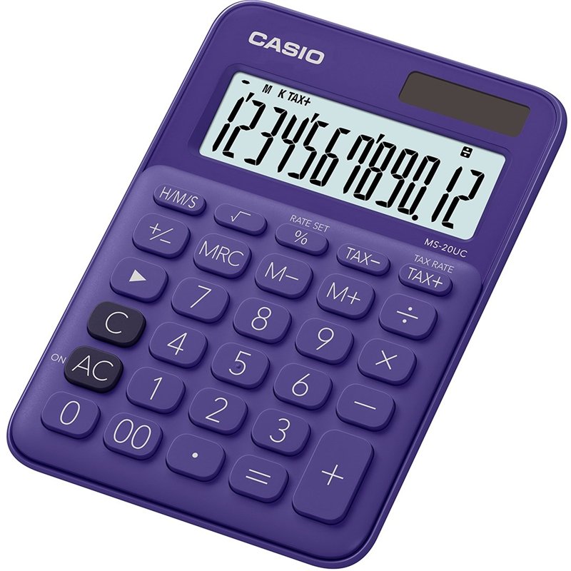 Casio MS 20UC Calculatrice de bureau Bleu