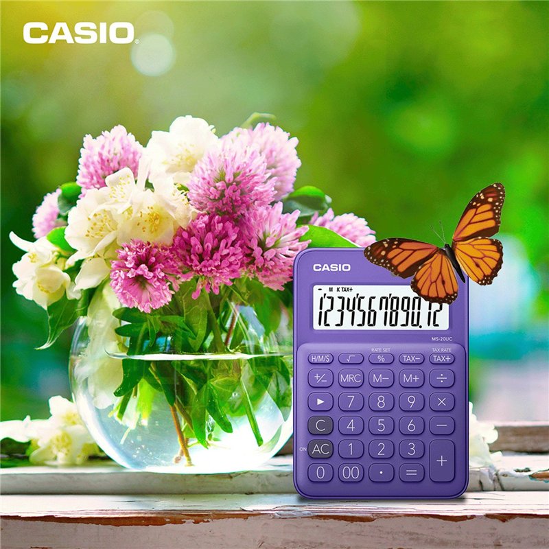 Image secondaire de Casio MS 20UC Calculatrice de bureau Bleu