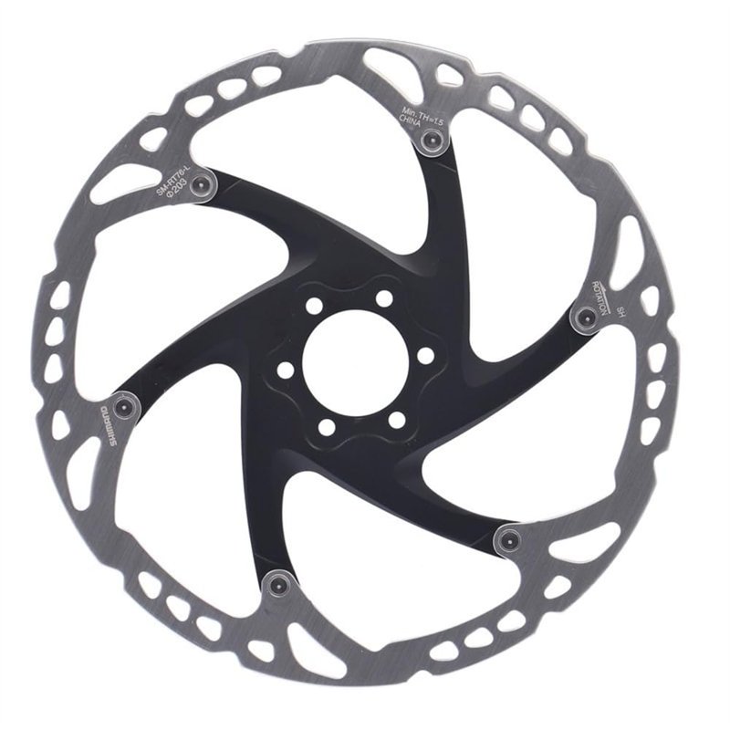 SHIMANO SM-RT76 Disque de frein 6 trous Métal/résine Diamètre 203 mm 2021 Disques de frein Taille unique