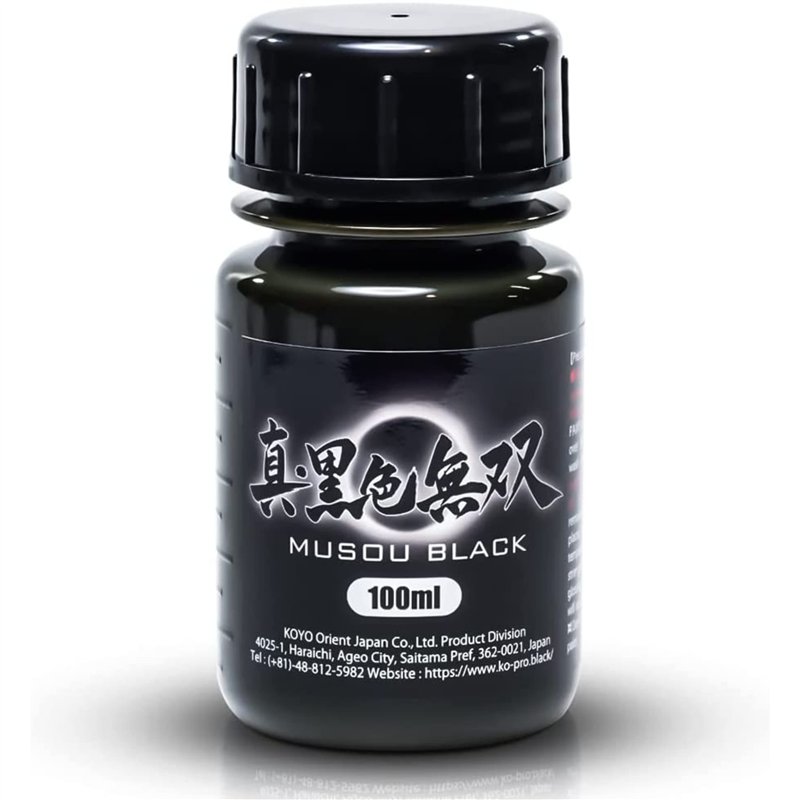 Musou Black La Peinture Acrylique la PLUS Noire au MONDE