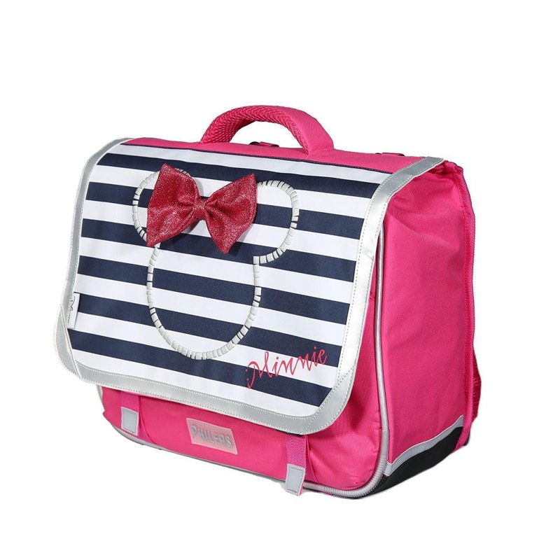 Image secondaire de Bagtrotter Cartable 38 cm Phileas & Minnie Disney Rose et Marine