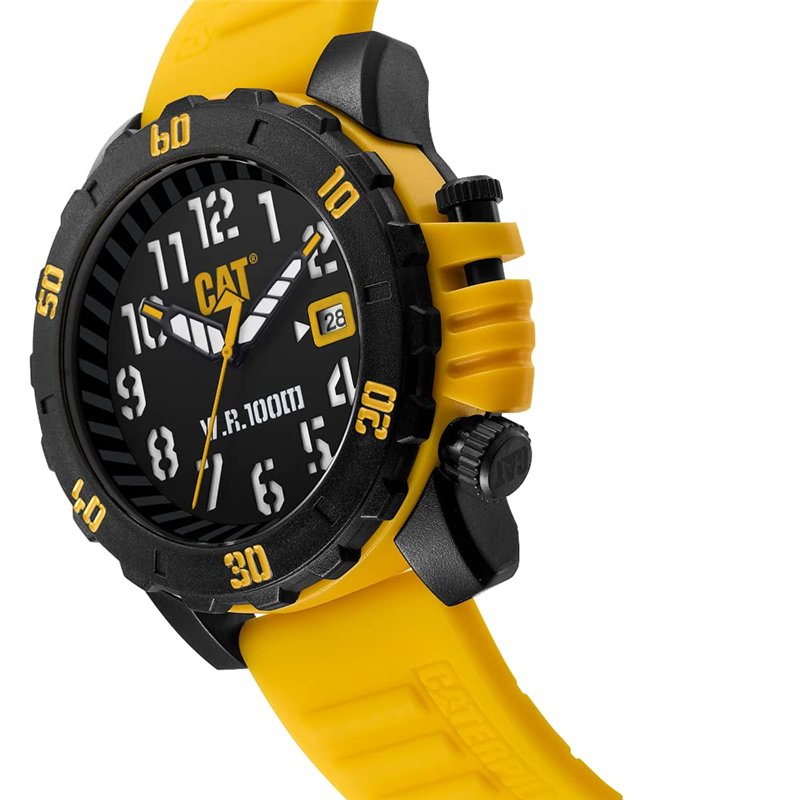 Image secondaire de CATERPILLAR - Montre Watch Ø 44 mm ABS Bracelet Silicone Noir/Jaune