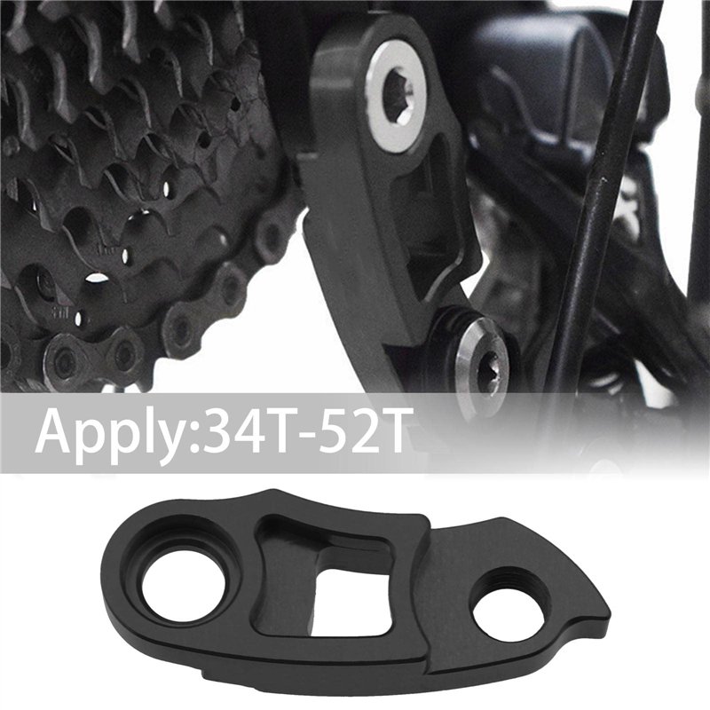 Image secondaire de ECSiNG Extension de Crochet Queue de Cadre d'extension Lien de Dérailleur Arrière de Vélo VTT en Alliage d'aluminium Compatible 