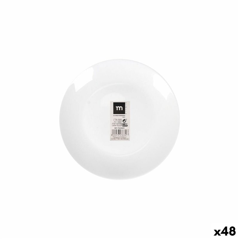 Assiette à dessert La Mediterránea Coup basic ø 18 x 2,5 cm (48 Unités)