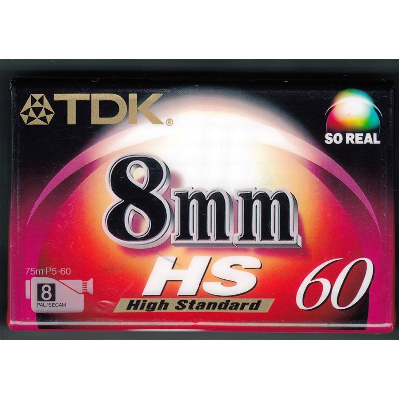 Image secondaire de TDK 8mm HS 60 - Cassette 8mm pour caméscope