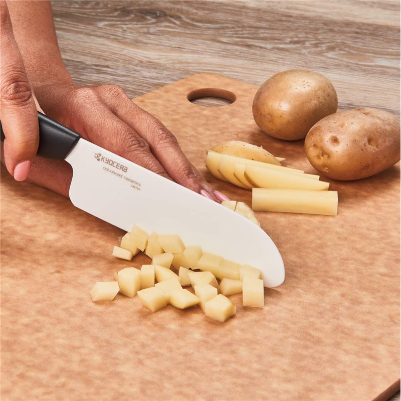 Image secondaire de Kyocera FK115WHBK Couteau Mini Santoku 11,5 cm