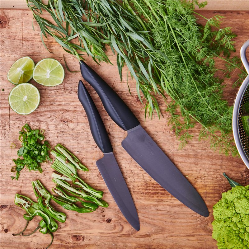 Image secondaire de Kyocera ZK-160 BK EU Shin-Grand Santoku 16 cm-Manche Noir Lame ZK-160 BK-BK EU
