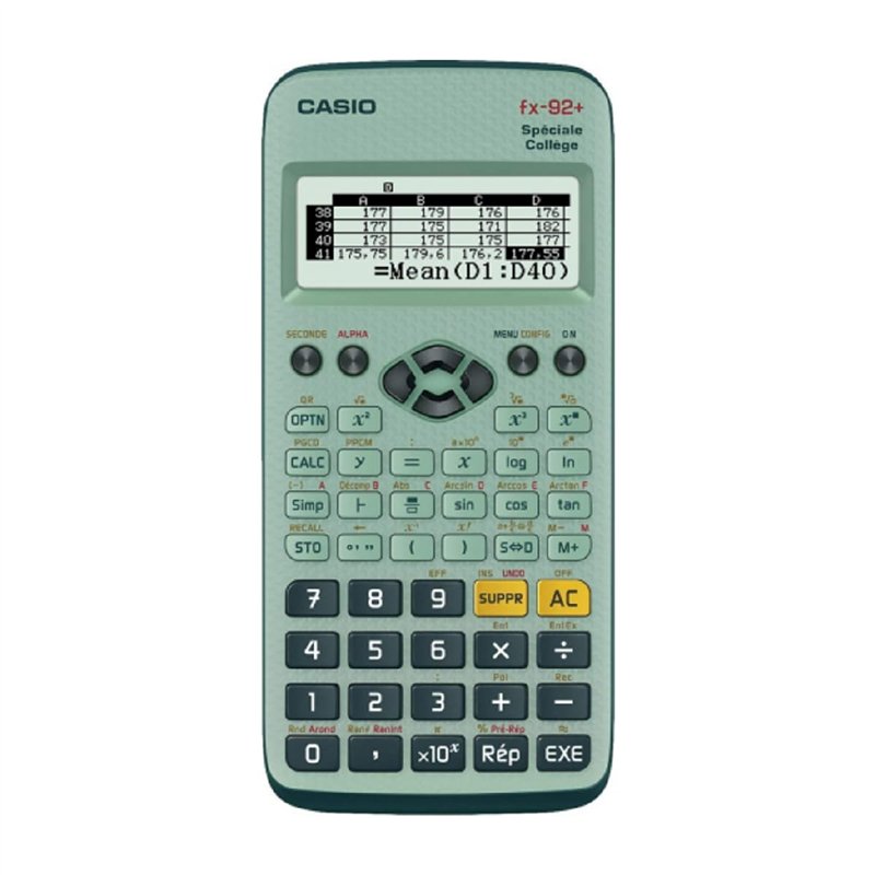 Calculatrice scientifique CASIO fx-92+Spéciale collège