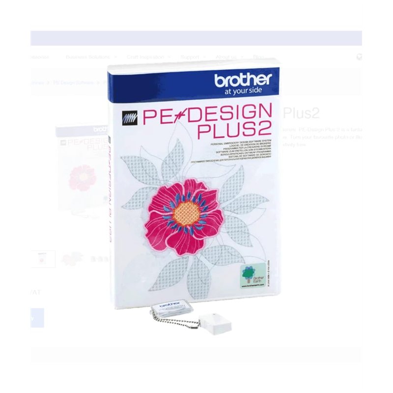 Logiciel de broderie Pe-Design PLUS 2
