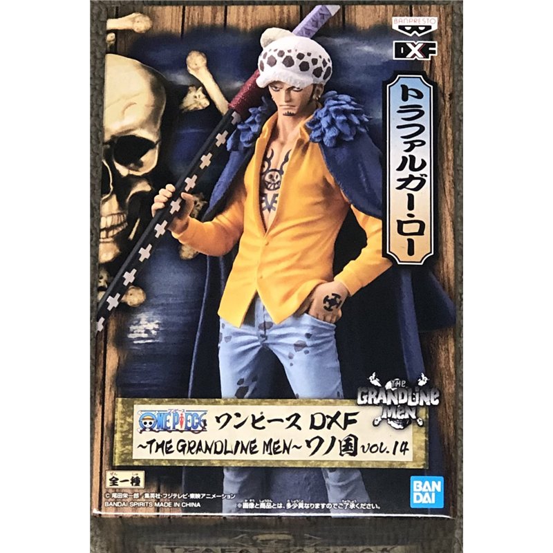 BANPRESTO Figura Trafalgar Law WANOKUNI VOL. 14 The GRANDLINE Children One Piece DXF 17CM
