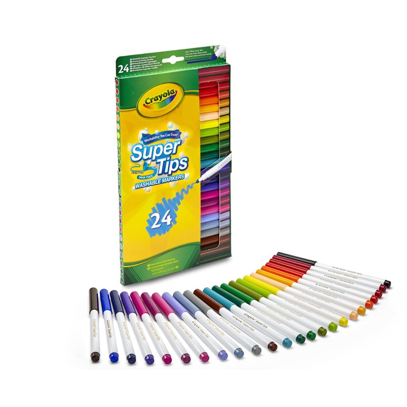 Image secondaire de CRAYOLA - Fun Coloring Set, Activité Créative Pour La Maison Et L'École, Marqueurs, Crayons, Cires, Colles À Paillettes, 7438