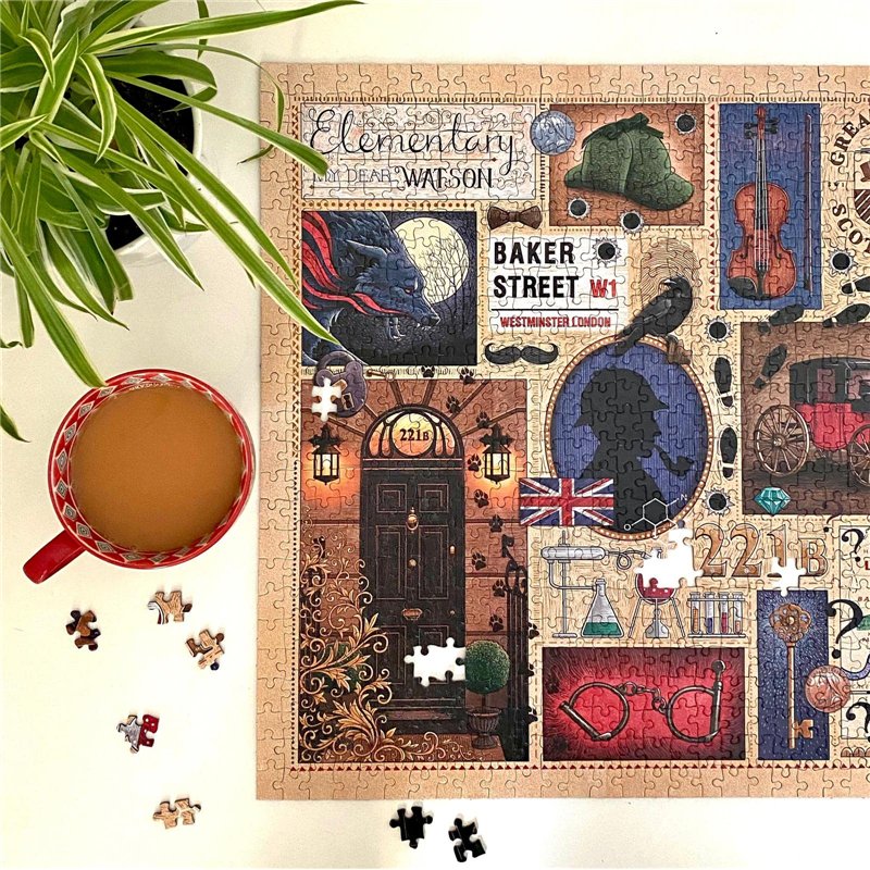 Image secondaire de Gibsons Puzzle 1000 pièces : Club de Lecture : Sherlock Holmes