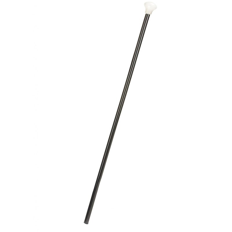 NINGBO PARTY SUPPLIES Canne de Dandy 80 cm - Noir - Taille Unique