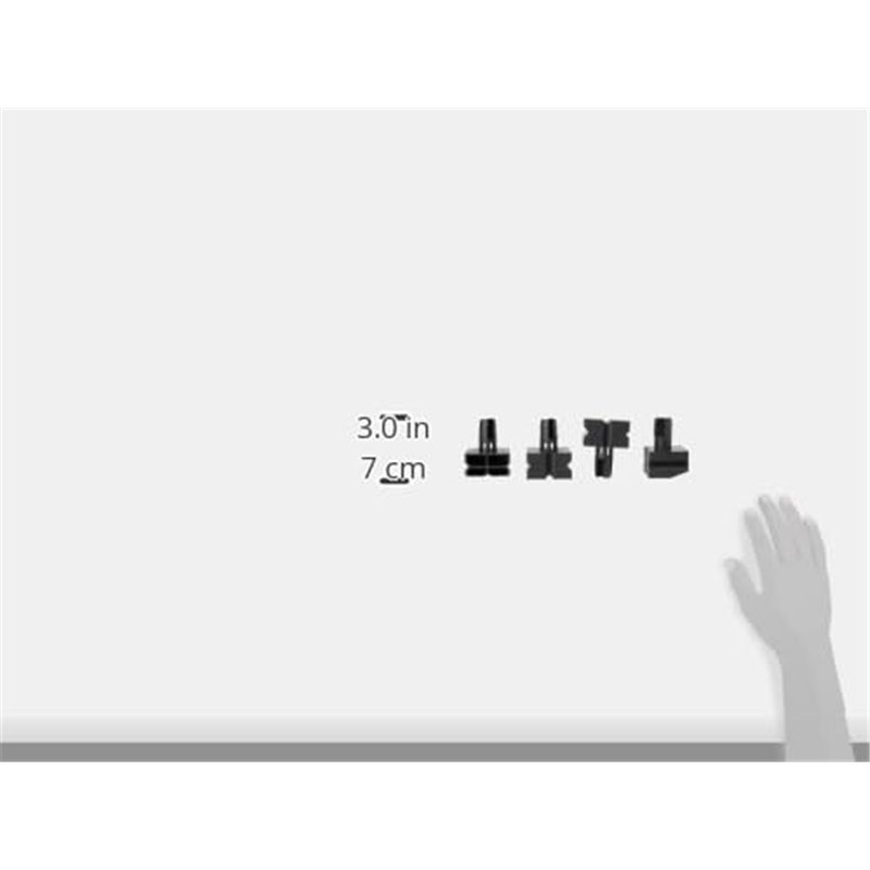 Image secondaire de Silverline 548885 Lot de 4 butées d'établi