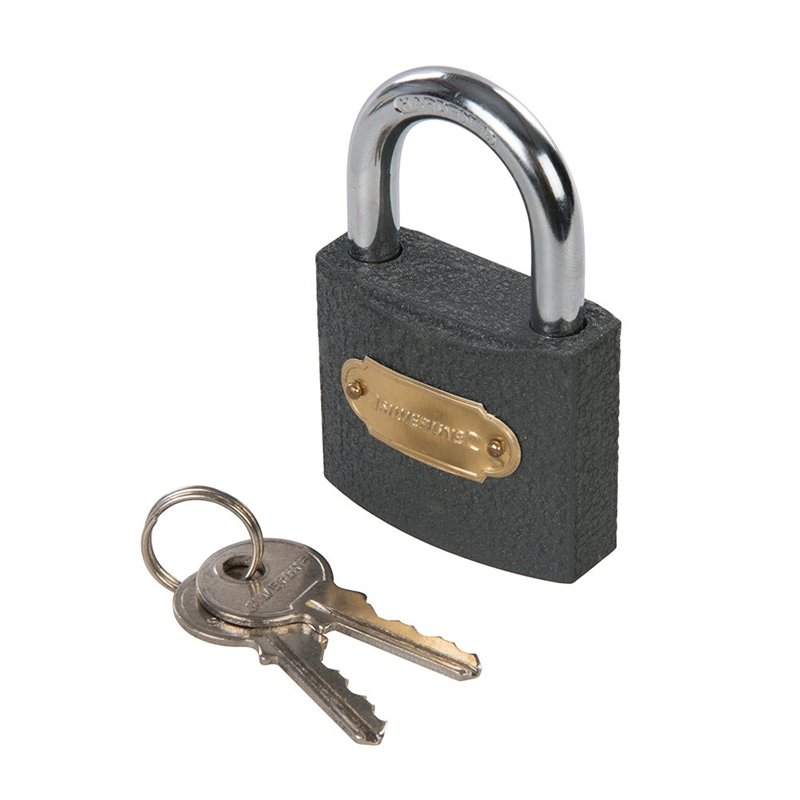 Image secondaire de Silverline - 407238 - Lot de 6 cadenas en fer à clés identiques - 50 mm