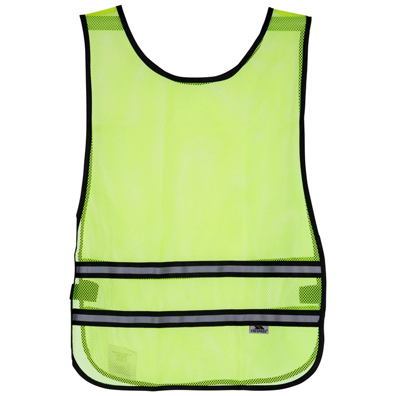 Trespass Visible Dossard Mixte Adulte, Jaune Haute Visibilité, Taille Unique