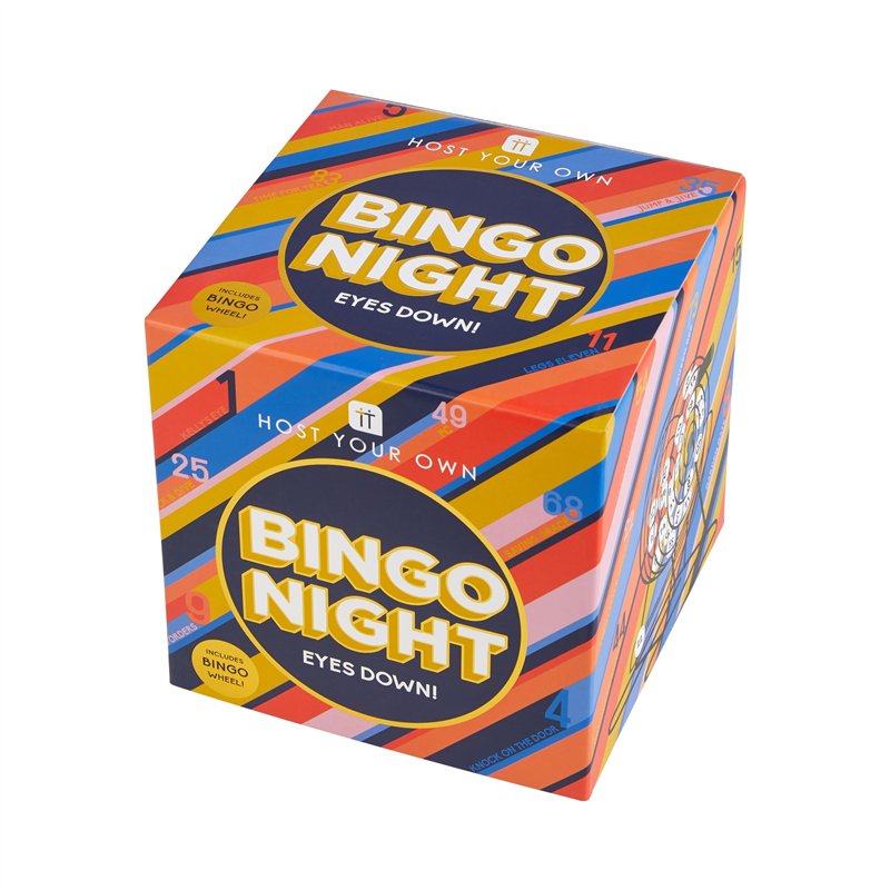 Image secondaire de Talking Tables Jeu de Société - Kit de Jeu de Loto Classique - Roue de Bingo Métal, Boules Numérotées, Cartes - Loto Bingo Adult