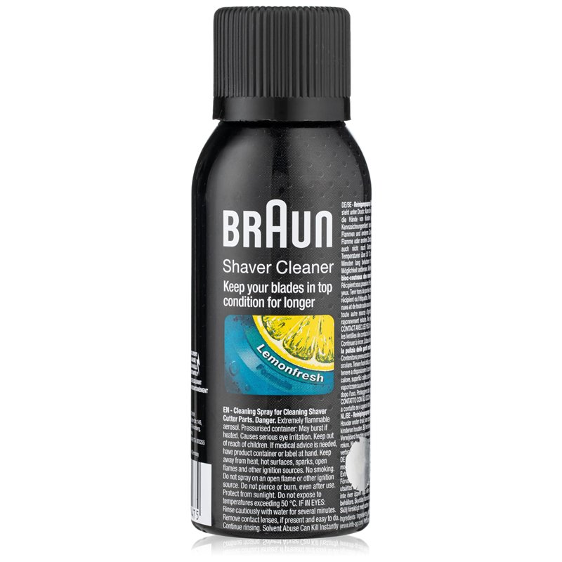 Braun Spray Nettoyant Original Pour Rasoir Electrique, 100 ml