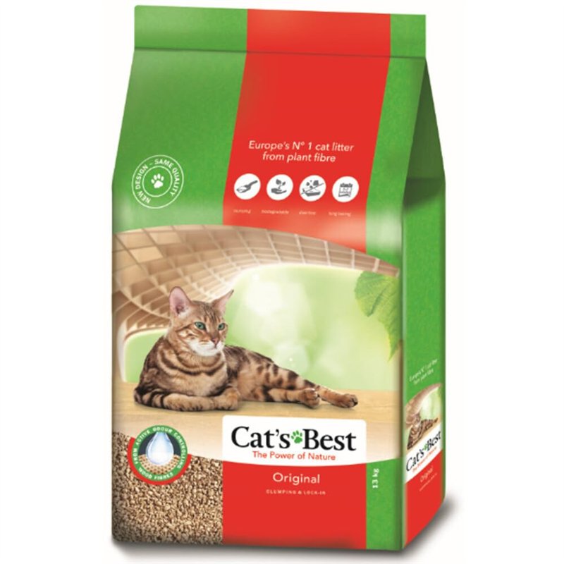Cat's Best Okoplus Litière agglomérante pour chats 15 kg