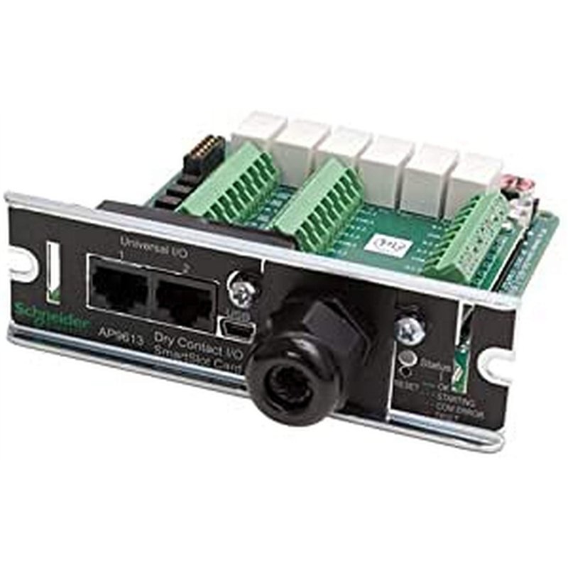 APC AP9613 Module Numérique et analogique i/o - Digital & Analog I/O modules (Reach RoHS, 121 x 114 x 38 mm, 210g, Noir, 0-40 °C