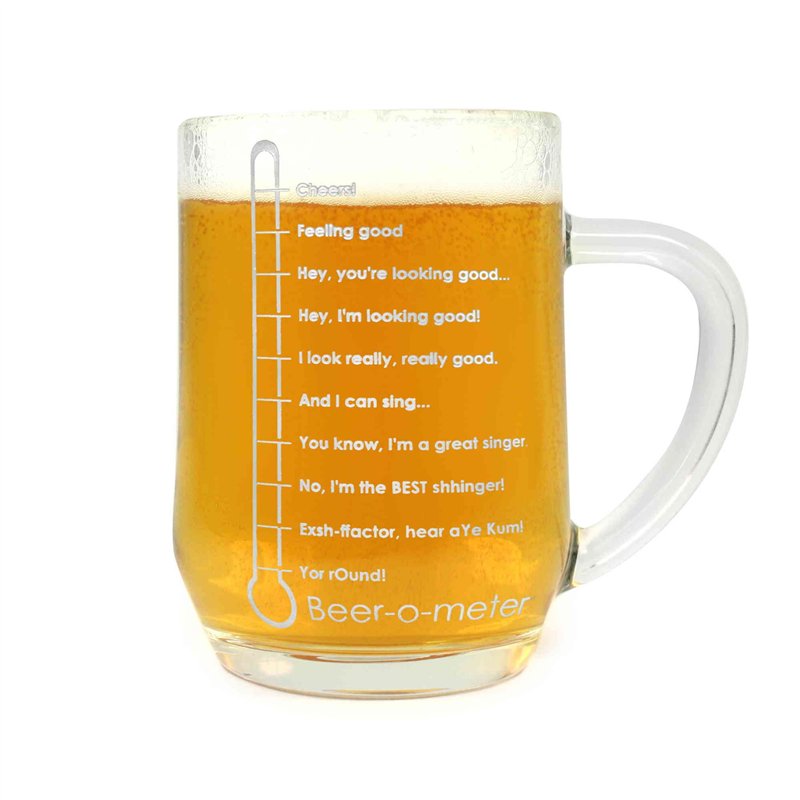 Arcoroc Arcoroc Trempé Pint origine verre de Bière Verre Chalice Pinte 20oz / 568ml avec Beerometer