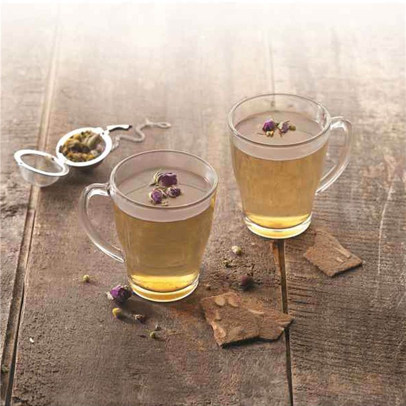 Image secondaire de Duralex Tasses è cafè au Lait en Verre Confortable è Tasses de 350 ML pour thè, Boissons Chaudes è Lot de 12
