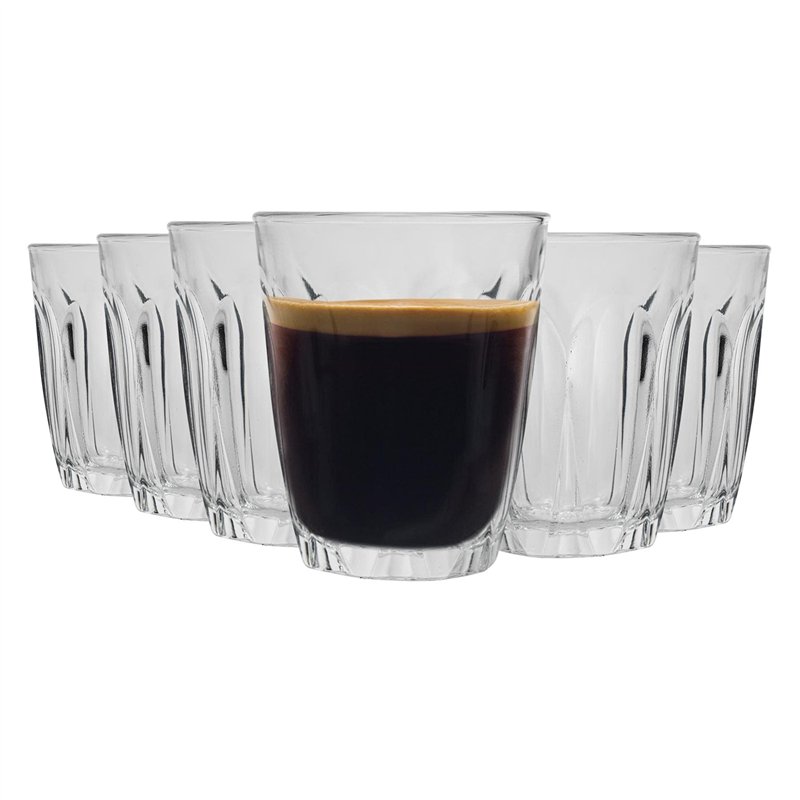 Duralex Provence Verre à Espresso Tasses - 90ml Verres à boire - Paquet de 12