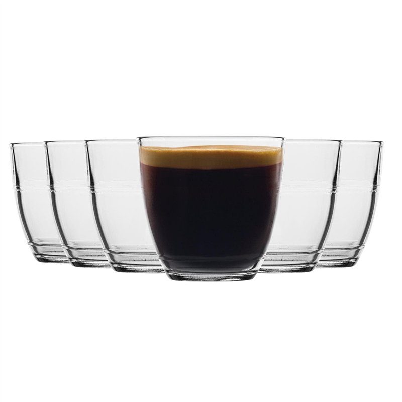 Duralex Gigogne Verre Gobelets - Verres à Boire 220ml pour l'eau, jus - Paquet de 12