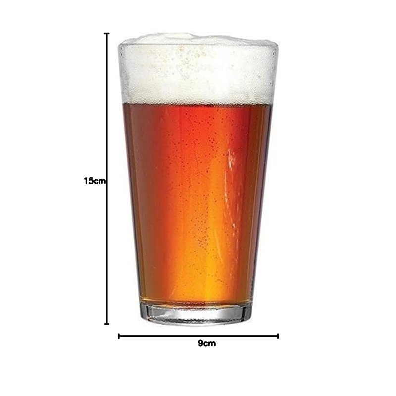 Image secondaire de Arcoroc Lot de 4 verres à bière en verre trempé 568 ml