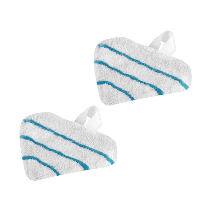 BLACK+DECKER Tampons Delta pour balai vapeur Microfibre de rechange 2 pièces, FSMP30-XJ