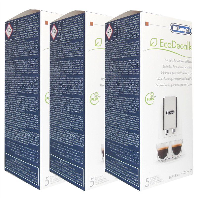 Delonghi détartrant et nettoyant pour cafetière Magnifica (3 x 500 ml)