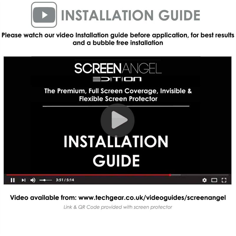 Image secondaire de TECHGEAR Protection Ecran Galaxy S20 [Screen Angel Édition] [Prise en charge des empreintes digitales à l'écran][Case Friendly] 