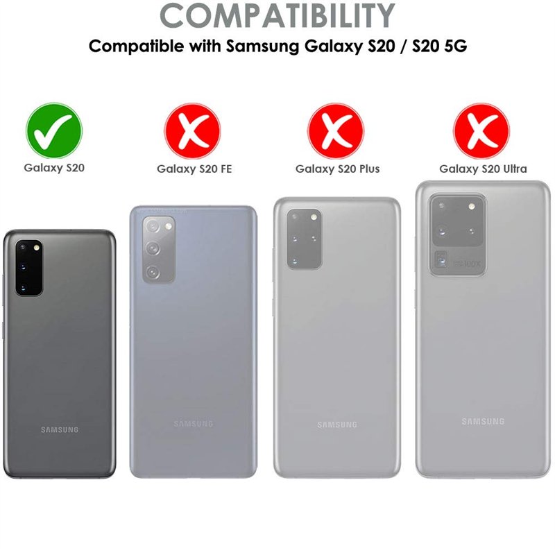Image secondaire de TECHGEAR 2 Pack Protection Ecran Galaxy S20 [Screen Angel Édition] [Prise en charge des empreintes digitales à l'écran][Case Fri