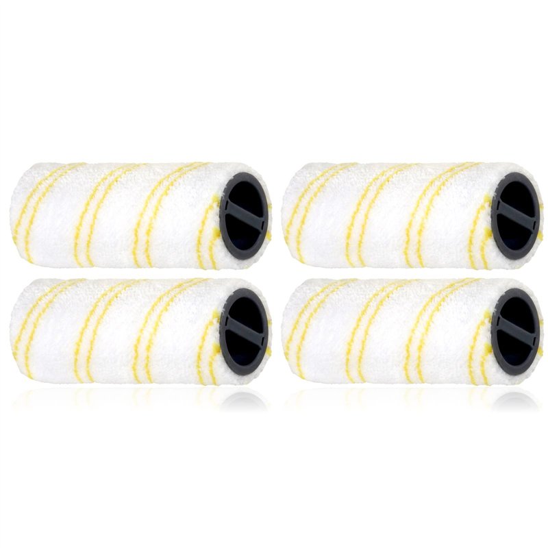 SPARES2GO Ensemble De Rouleaux compatibles avec Karcher L'autolaveuse BR 30/1 EWM2 Premium pour Nettoyage Des Sols Durs (lot de 4)