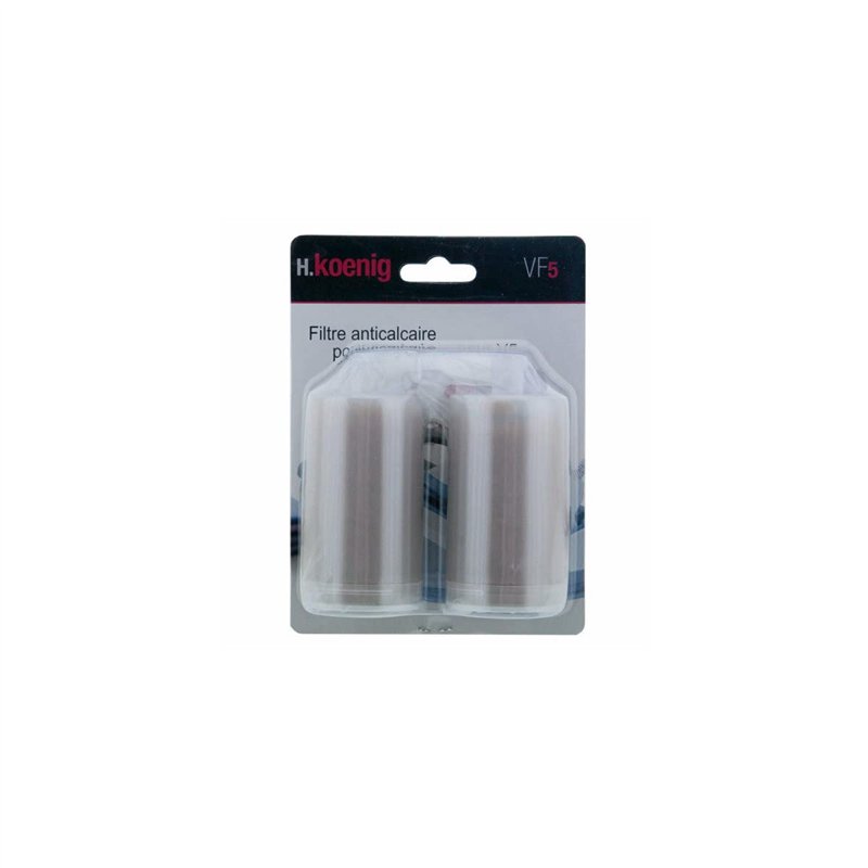 Image secondaire de H.Koenig VF5 Filtres Anti Calcaire pour Centrale Vapeur V6-V85-V75-V5i-V5-G2 Transparent