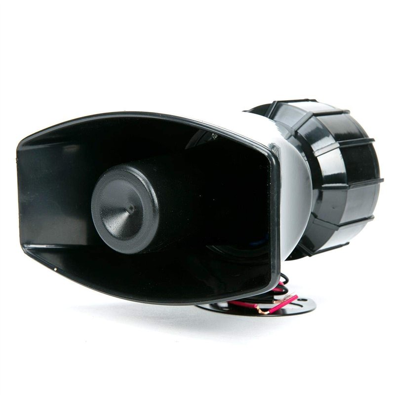 Image secondaire de KATSU Sirène de Voiture 7 Tons 12V 100W Sirène de Police Amplificateur Alarme Voiture avec Micro, Klaxon de Véhicule Circulation