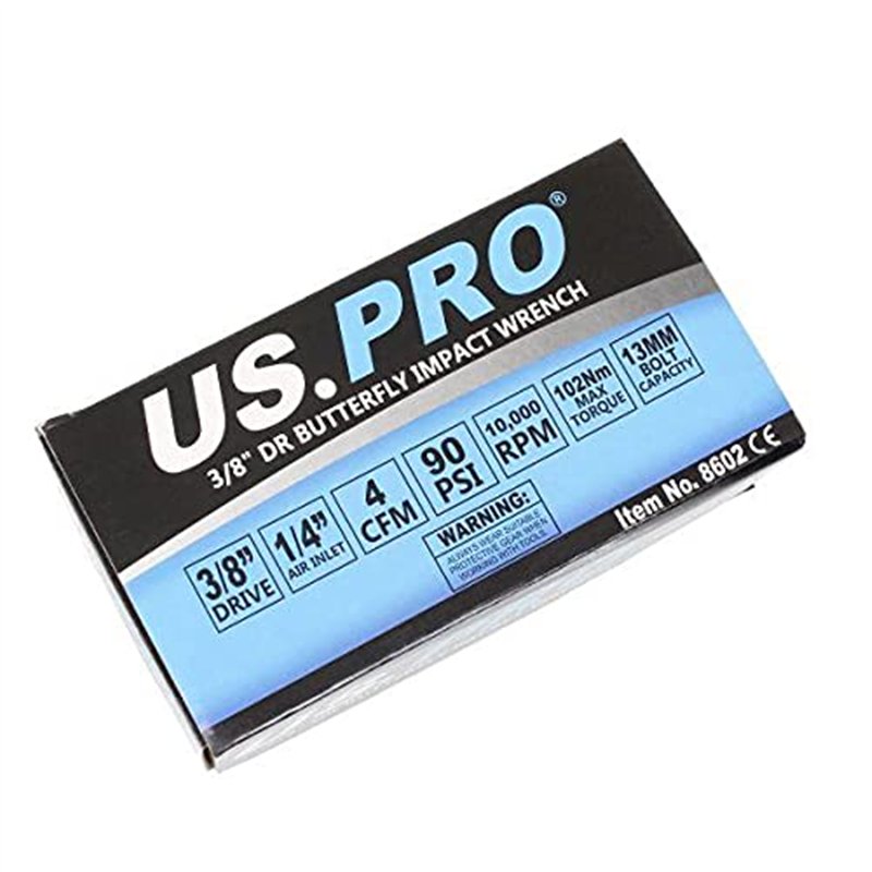 Image secondaire de US PRO Tools 8602 Clé à choc pneumatique papillon 3/8