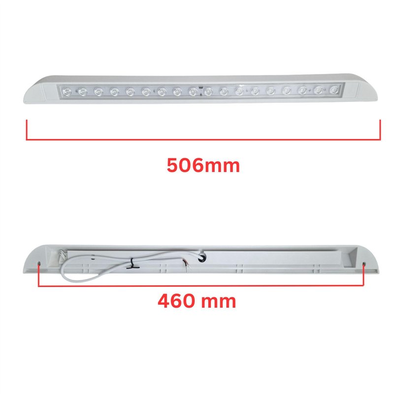 Image secondaire de Lumière d'auvent LED 12 V 24 V étanche IP66 Extérieure 506 mm Bande de Lampe pour Caravane, Camping-car