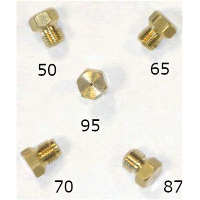 Jeu de conversion de GPL - Cuisinière à gaz 5 brûleurs - Gicleur de propane et de butane, 1 de 0,50 cm, 1 de 0,65 cm, 1 de 0,70
