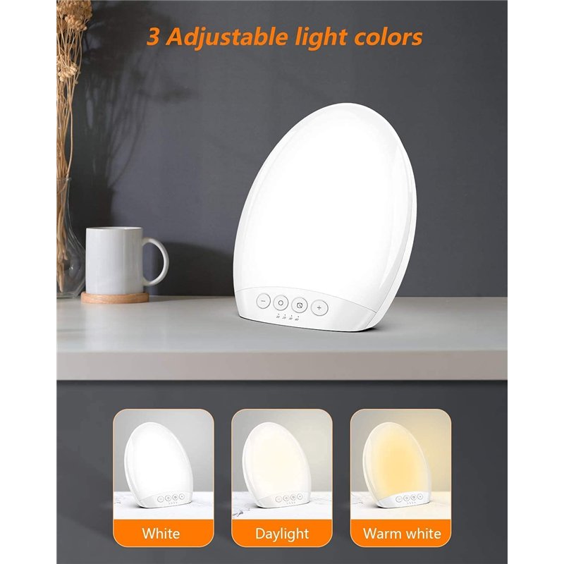 Image secondaire de Lampe de Luminothérapie, 10000 Lux Lampe de Photothérapie LED sans UV avec Luminosité et Température de Couleur Réglables, Fonct